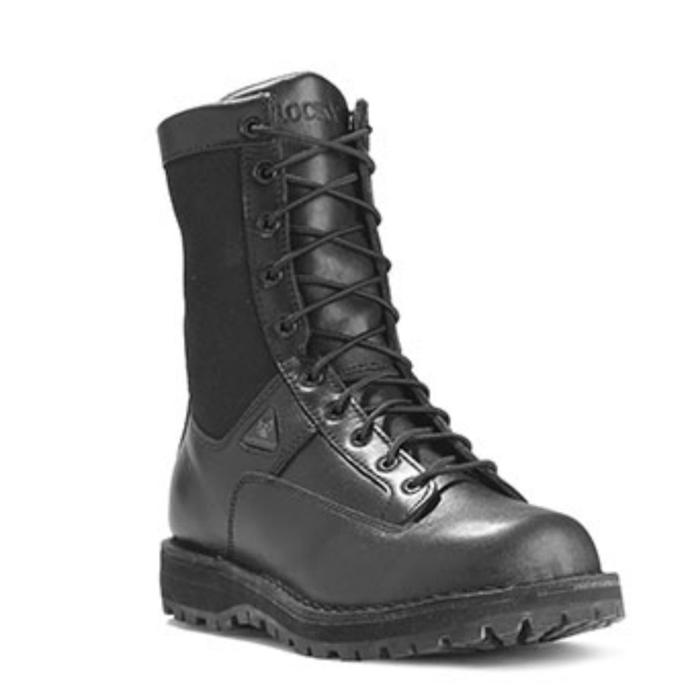 Rocky Mens 8" Portland Waterproof Boots With Vibram Sole